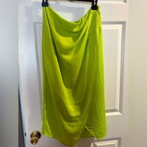 Vibrant Lime Green Skirt